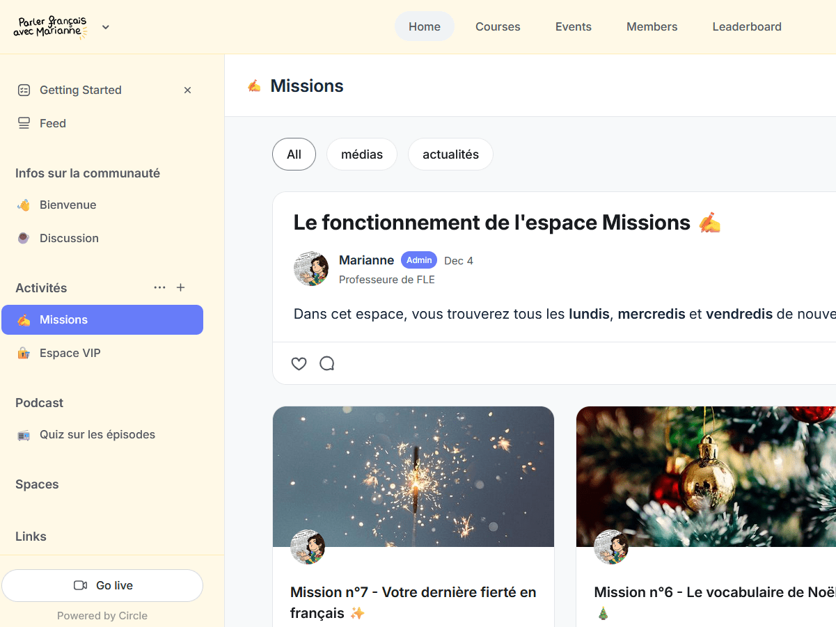Progresse en français,l'actualité,cours de français